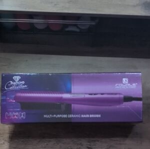 Purple Multi-Purpose Ceramic Hair Brush